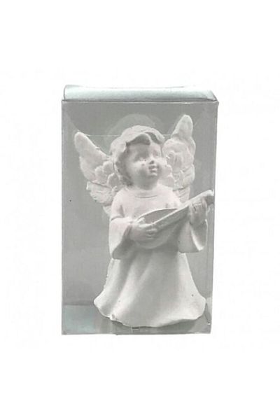 OEM Figurină înger din rășină cu instrumente muzicale 4x6CM, M1