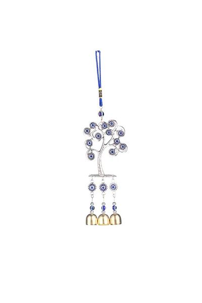 OEM Wind chime, metal, with tree, 8x30 cm, multicolor