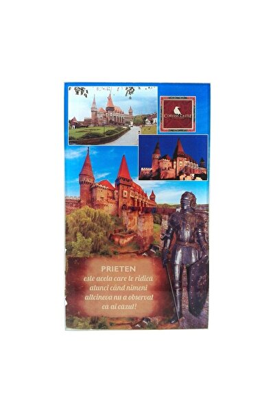 OEM Aplica Castelul Corvinilor si maxime despre prietenie, M2, 10x17 cm