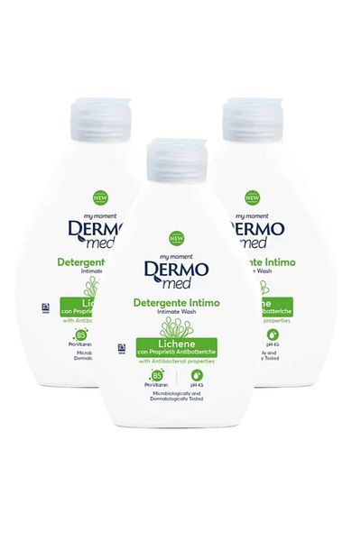 Dermomed Σαπούνι εσώρουχης υγιεινής 250ml με εκχύλισμα λειχήνων x3 τεμάχια