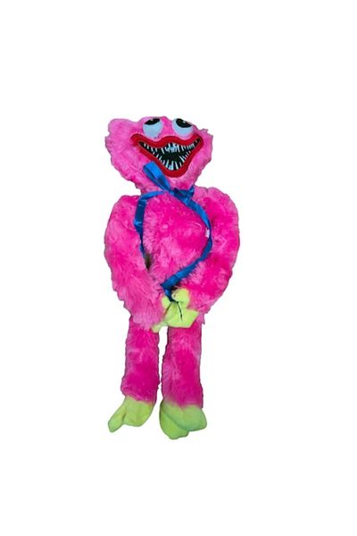 OEM Plush Toy, Kissy Missy, Huggy Wuggy Doll, pink, 40 cm