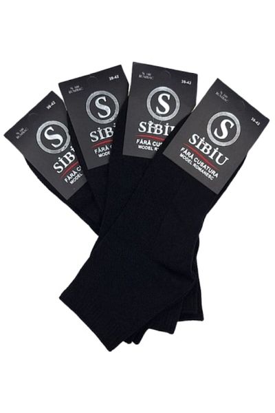 OEM Set 4 Socks, Sibiu 39-42 Black 'Bob de Orez'