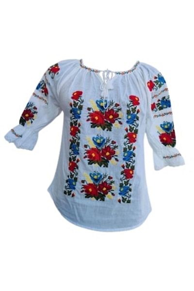 OEM - Women's Traditional Blouse, Cotton, Multicolor, Size 2XL