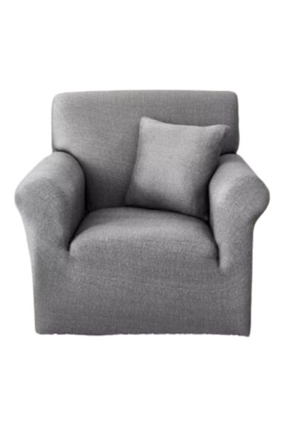 JOJO HOME Elastic Chair Cover for Armchair, Jojo Home, Uni, 90x140cm, Light Gray