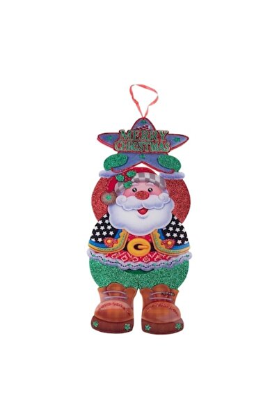 OEM Decorațiune din plastic cu LED, formă de Moș Crăciun, „Crăciun fericit”, ...