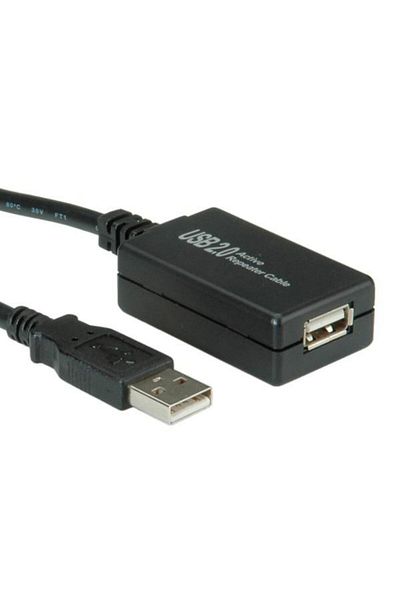 Aplus produces value Przedłużacz USB 2.0 Value, aktywny z repeaterem 12m, 12.99.1110