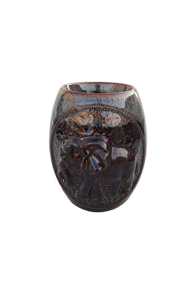 OEM Ceramic Oval Support for Essential Oils with Elephant M1, 10 x 12 cm