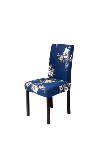 OEM Set 6 huse pentru scaune, Poliester cu Elastan, Imprimeu Floral, Multicolor