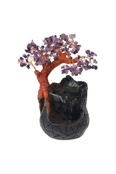 OEM Decorative Tree from Resin, 20x28 cm, Purple-Multicolor