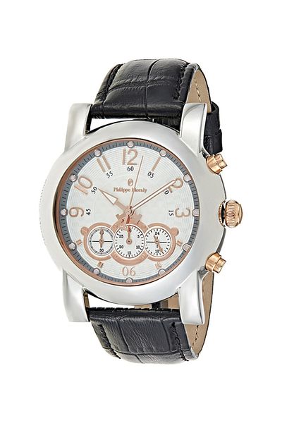 Philippe Moraly Men's Analog Wrist Watch LC1111CRWB