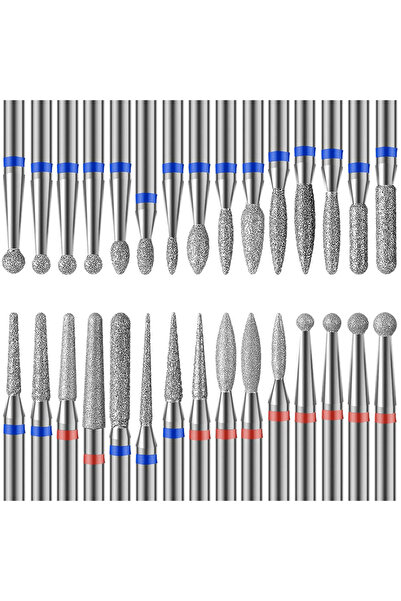 Elindor Set de 30 de capete de frezare, universale