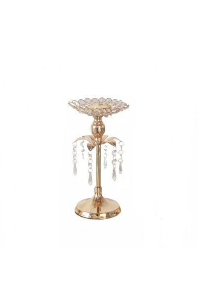 OEM Suport pentru lumanare metal 30x15x15 cm, auriu