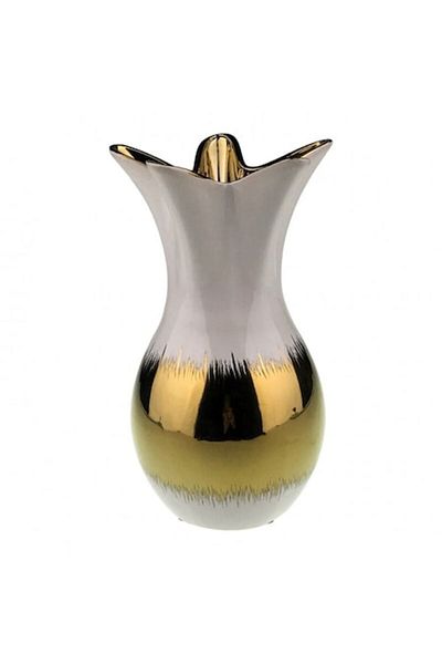 OEM Ceramic Vase in Gradient, 14x24 cm Multicolor