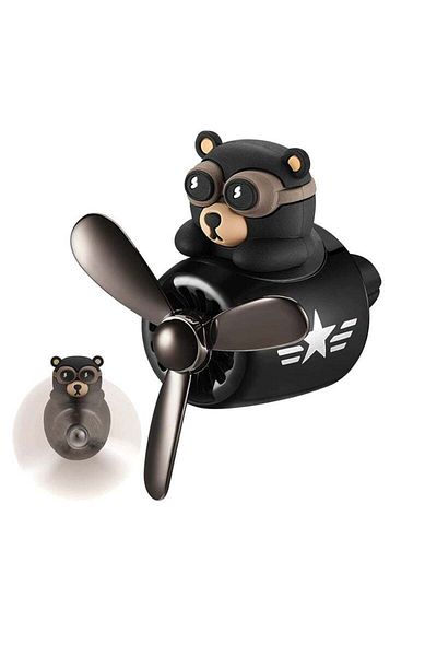 COOYA CarAirFreshener,CuteBearRotatingPropellerAirOutletVentFresheners,Automotiveinterior