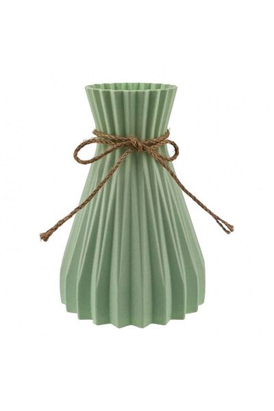 OEM Vaza din plastic, 12x17 cm verde