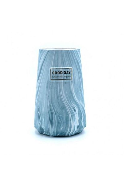OEM Ceramic Decorative Vase, 19x9 cm Blue M3