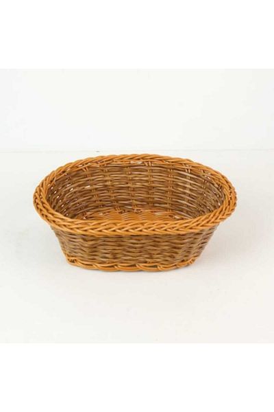 OEM Coș de pâine PVC 22x17x7.5 cm Maro M2