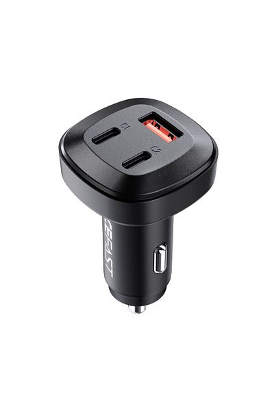 Acefast Încărcător auto 66W 2x USB-C USB Power Delivery QC 4.0 Negru