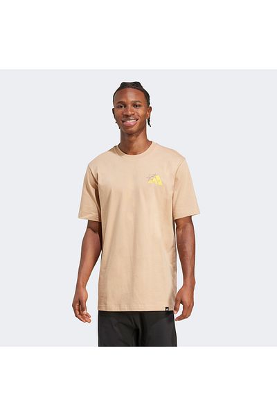 adidas Тениска M Cheese Erkek Bej