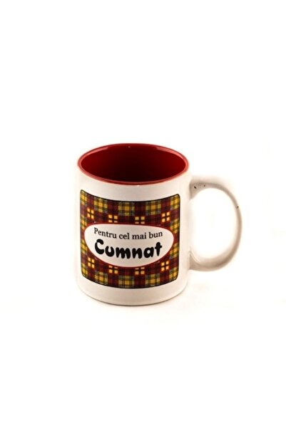 OEM Cană ceramică cu inscripția „Pentru cel mai bun cumnat”, 200 ml