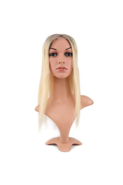 Mina Peruk Ön Kısmı Ekstra Tül Rus Kumralı / Platin Ombreli Baby Taban Tepeli...