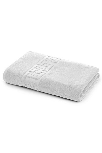 OEM Bath Towel, Cotton, Greek Border, 500g/m², 70x140cm, White