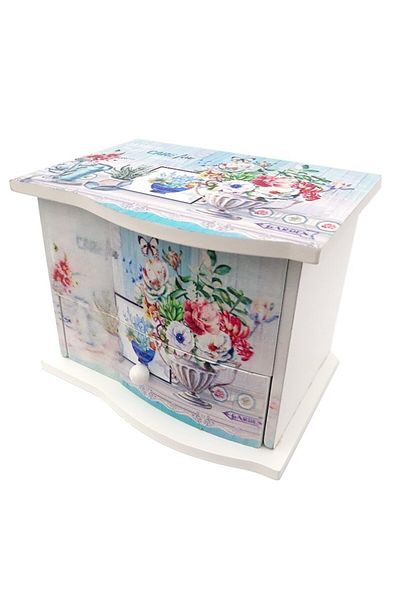 OEM Musical Jewelry Box, Model 3, with Drawer, 15x11cm