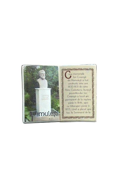 OEM Ceramic Book with Pen Holder, Humulesti, M2, 10x8 cm