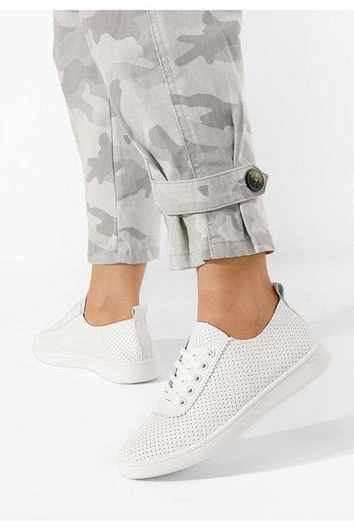 B T Shoes Pantofi casual dama Calista albi