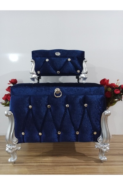 Sandık Dünyası Söz Nişan Bohça Gelin Damat Çeyiz Sandığı 2li 0602m