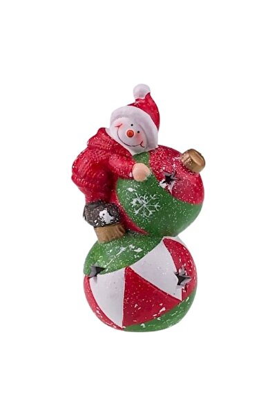 OEM Κεραμική Χριστουγεννιάτικη Διακόσμηση με Φωτιστικό LED