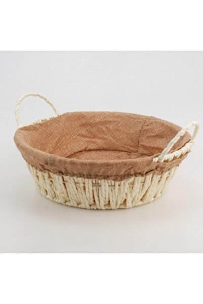 OEM Textile Bread Basket 26x23x8 cm Beige