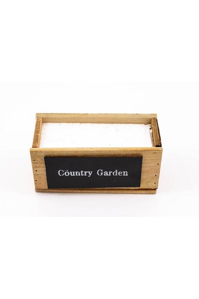 OEM Ghiveci decorativ dreptunghiular din lemn 15x6,8x7 cm, maro