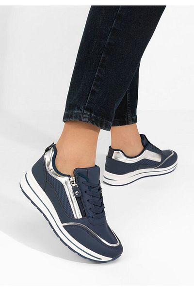 B T Shoes Tenisi dama Anjanette bleumarin