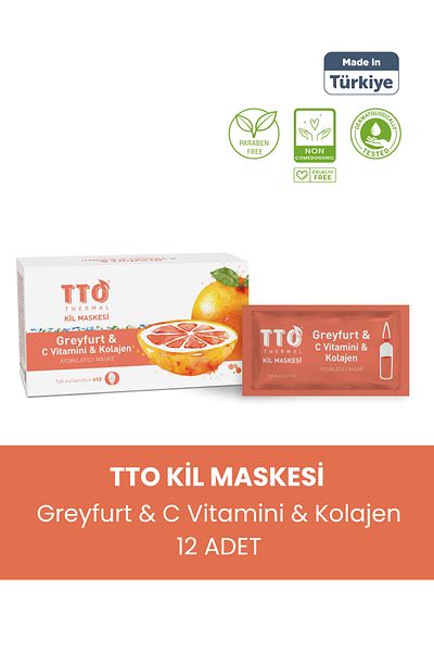 TTO Thermal Clay Mask Greyfurt & Vitamin C