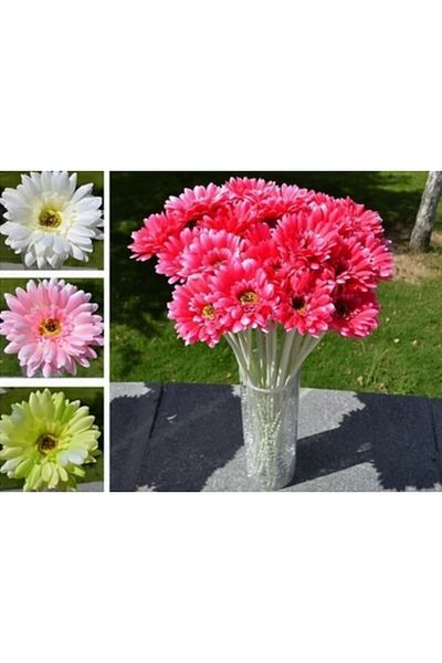 YDGR Gerbera Flower Luxury Artificial – Διακοσμητικό λουλούδι μονόκλαδο