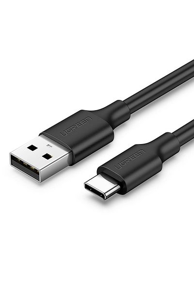 Ugreen Cablu adaptor USB - USB-C cu încărcare rapidă 3.0 3A 0,25 m negru