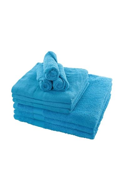 OEM Set 9 Bath Towels 100% Cotton, 400gr, Turquoise