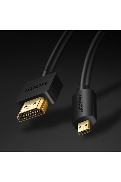 Ugreen Cablu adaptor HDMI la micro HDMI 2.0v 4K 60Hz 30AWG 1.5m negru