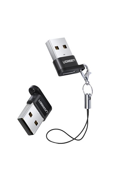 Ugreen Adaptor USB-C la mufă USB, negru