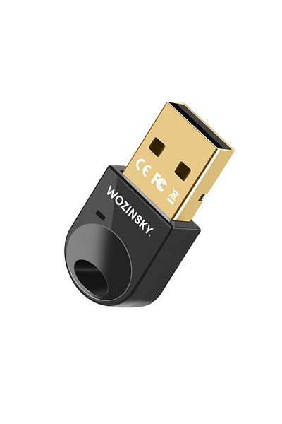 WOZINSKY Mini adapter odbiornik nadajnik Bluetooth 5.4 USB-A do komputera - czarny