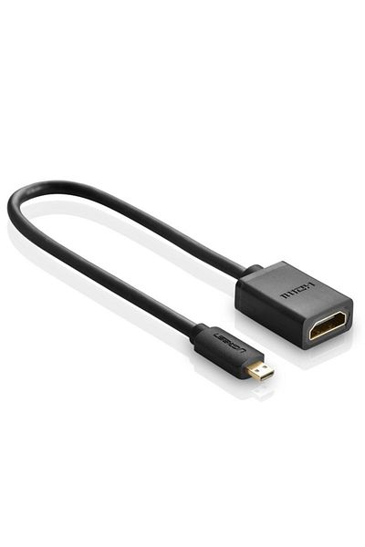 Ugreen Cablu adaptor HDMI - micro HDMI 20 cm negru