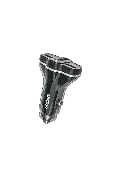 DUDAO Încărcător auto R78 78W USB-C PD / 2xUSB-A QC - Negru