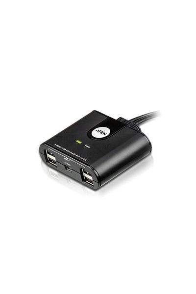 ARK PATENT Przełącznik USB 2.0 Aten do dzielenia urządzeń, 2-portowy, US224-AT