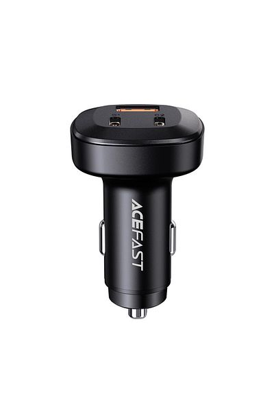 Acefast Încărcător auto 66W 2x USB-C USB Power Delivery QC 4.0 Negru