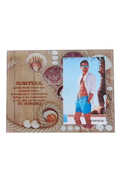OEM Glass Photo Frame for Photos in 10x15 Format, Dedicated to Loved One, M2