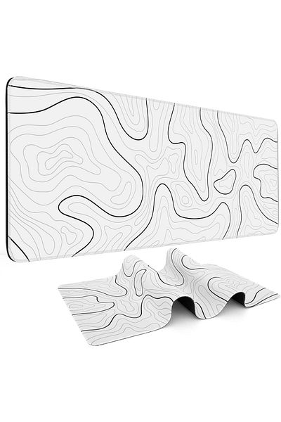 COOYA Mouse Pad,High Density High Sensitivity,Strongly Adhering Rubber Non-Slip Base,30x80cm,Black