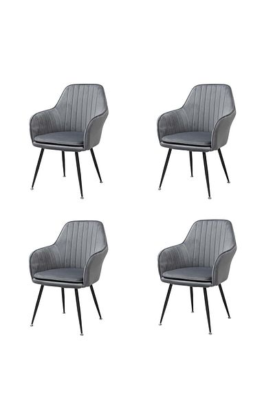 ARTA DOOR Set of 4 Coral Chairs
