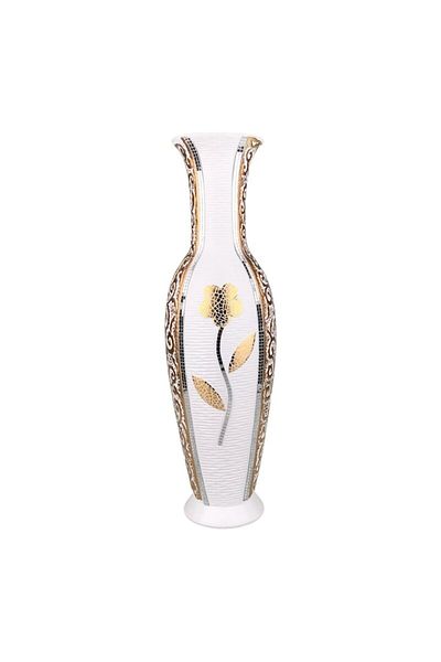 OEM Vază ceramică 19x60 cm, multicoloră