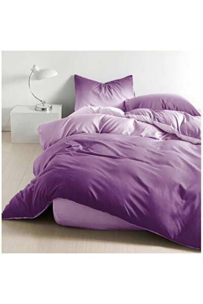 OEM Double bed set, reversible design, gradient, 4 pieces, 2 persons, 180x200cm, cotton satin, pure